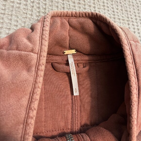 $198 FREE PEOPLE Dolman Quilted Knit Jacket Size Small - Picture 3 of 5